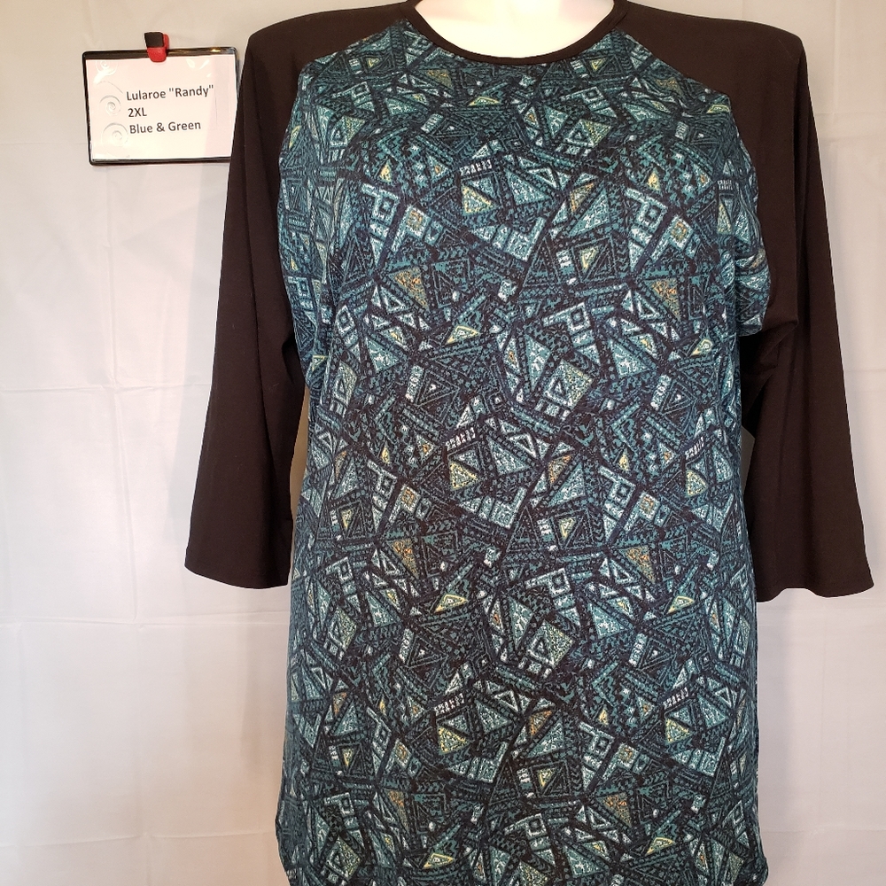 Lularoe Randy 3/4 raglan tee